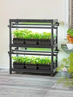 Stack-n-Grow Lights - Base Unit -Flowers Plants Shop 8590139 001E Stack N Grow 2 Tier Light System tif 1
