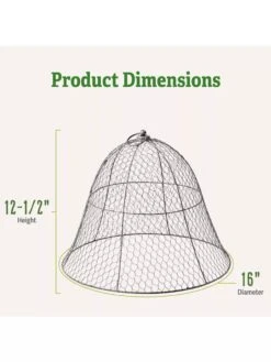 Chicken Wire Cloche -Flowers Plants Shop 8590210 2