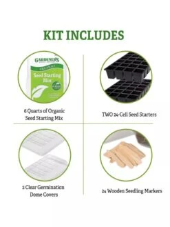 Organic GrowEase Seed Starting Success Kit -Flowers Plants Shop 8592393 4