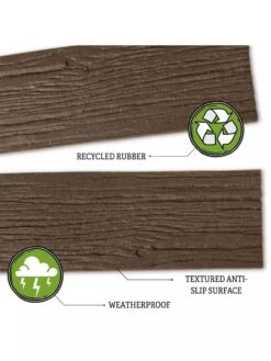 Recycled Rubber Railroad Tie Stepping Stone -Flowers Plants Shop 8594281 3