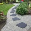 Recycled Rubber Flagstone Stepping Stone 1 Recycled Rubber Flagstone Stepping Stone -Flowers Plants Shop 8594282 01CUST 3 4