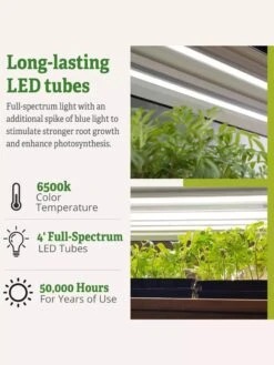 LED SunLite® High Intensity 2-Tier Garden 17 LED SunLite® High Intensity 2-Tier Garden -Flowers Plants Shop 8596023 5