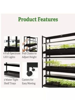 LED SunLite® High Intensity 3-Tier Garden 11 LED SunLite® High Intensity 3-Tier Garden -Flowers Plants Shop 8596024 4