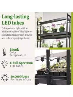 LED SunLite® High Intensity 3-Tier Garden 12 LED SunLite® High Intensity 3-Tier Garden -Flowers Plants Shop 8596024 7