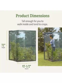 Crop Cage, 4' X 4' 11 Crop Cage, 4' X 4' -Flowers Plants Shop 8596538 dimensions