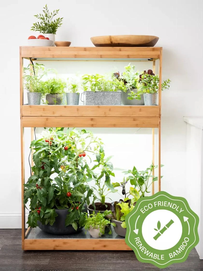 Bamboo Home LED Grow Light Garden 3 Bamboo Home LED Grow Light Garden