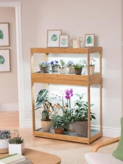 Bamboo Home LED Grow Light Garden 16 Bamboo Home LED Grow Light Garden -Flowers Plants Shop 8598088 9317 tif