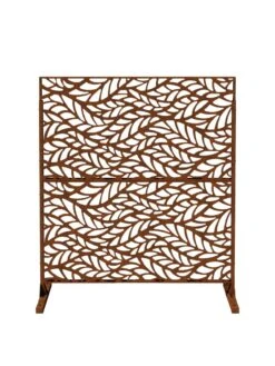 Veradek 2-Panel Privacy Screen Set, Flowleaf -Flowers Plants Shop 8599212 13V tif