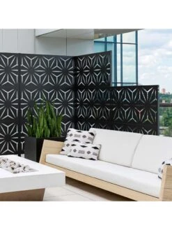 Veradek 2-Panel Privacy Screen Set, Star -Flowers Plants Shop 8599214 10v
