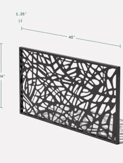 Veradek Web Privacy Screen Panel -Flowers Plants Shop 8599225 07V tif