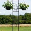 Achla Designs Square-on-Squares Double Pole Trellis -Flowers Plants Shop 8599483 01V tif