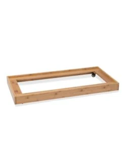 Bamboo Rolling Plant Tray -Flowers Plants Shop 8599793 12150