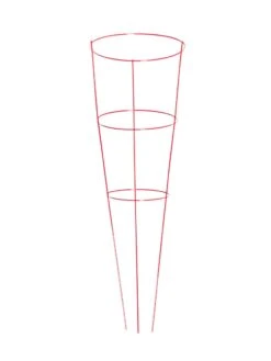 Heavy-Duty Plant Supports 42", Set Of 5 8 Heavy-Duty Plant Supports 42", Set Of 5 -Flowers Plants Shop 8600029 02v heavy duty colorful plant supports 42 inch red