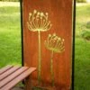 Queen Anne's Lace Corten Steel Screen -Flowers Plants Shop 8609526 0515 tif