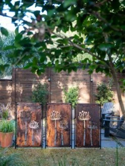 Queen Anne's Lace Corten Steel Screen -Flowers Plants Shop 8609526 6301 tif