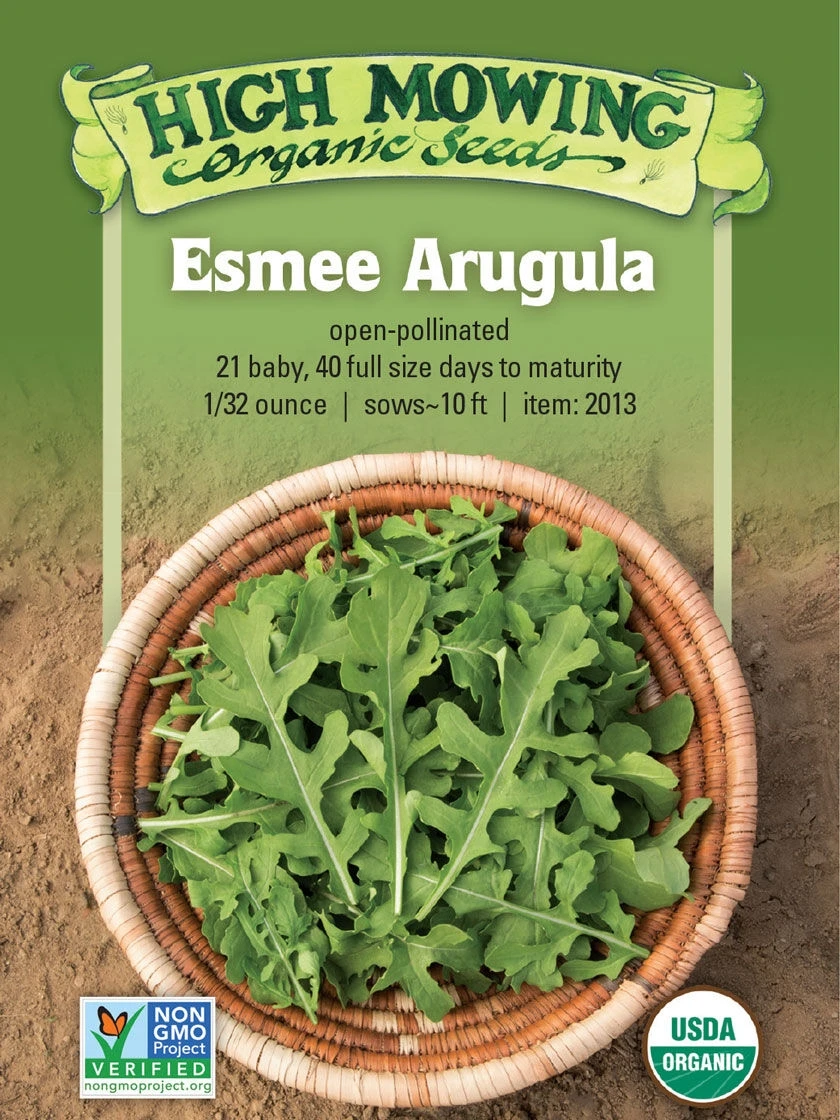 Esmee Arugula Organic Seeds 3 Esmee Arugula Organic Seeds