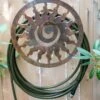 Rustic Sun Wall-Mount Garden Hose Hanger -Flowers Plants Shop 8611025 9611 tif