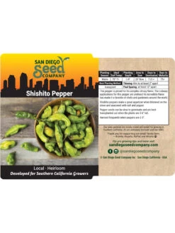 Shishito Pepper Organic Seeds -Flowers Plants Shop 8611910 02v