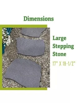 Recycled Rubber Flagstone Stepping Stone 25 Recycled Rubber Flagstone Stepping Stone -Flowers Plants Shop 8612235 1