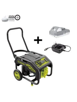 Sun Joe® 4,100/3,300-Running Watt Propane Powered Portable Generator W/24VBattery Starter -Flowers Plants Shop 8612525 01v