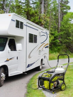 Sun Joe® 4,100/3,300-Running Watt Propane Powered Portable Generator W/24VBattery Starter -Flowers Plants Shop 8612525 07v