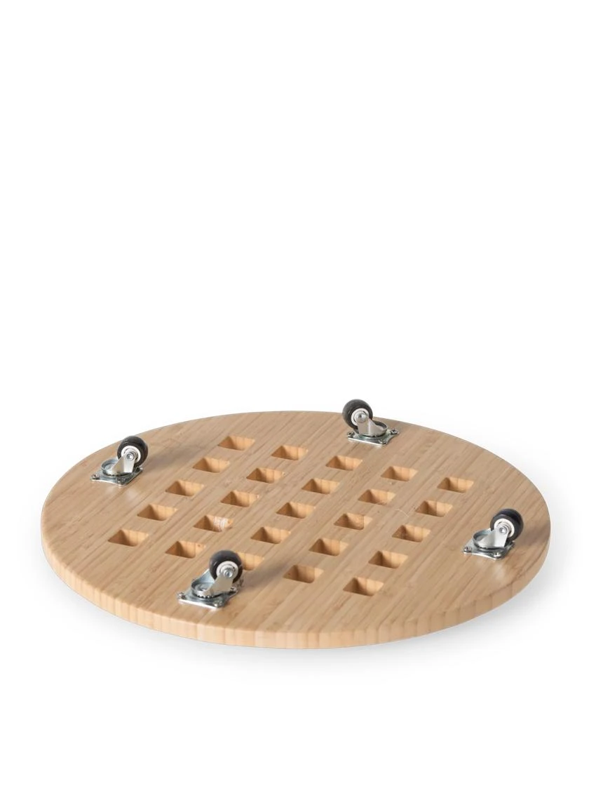 Bamboo Plant Caddy Round, 15.75" 7 Bamboo Plant Caddy Round, 15.75" - Image 5