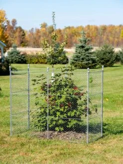 Tall Chicken Wire Critter Fence Extension Panel, Set Of 2 -Flowers Plants Shop 8613260 0030 1