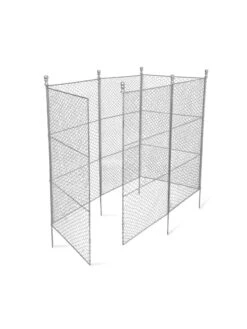 Tall Chicken Wire Critter Fence With Gate -Flowers Plants Shop 8613260 6051