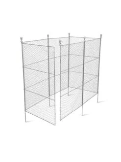Tall Chicken Wire Critter Fence With Gate -Flowers Plants Shop 8613260 6052