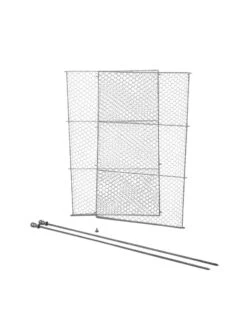 Tall Chicken Wire Critter Fence Extension Panel, Set Of 2 -Flowers Plants Shop 8613262 6063 tall chicken wire critter fence extension panel set of 2 galvanized