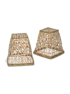 Bamboo Cloche, Set Of 2 -Flowers Plants Shop 8613351 4693