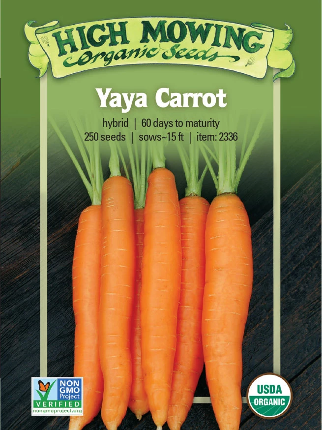 Yaya F1 Carrot Organic Seeds 2 Yaya F1 Carrot Organic Seeds